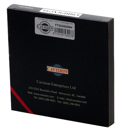 Cavision 4x4 Enhanced Range Neutral Density 0.9 Glass Filter 2mm Thick